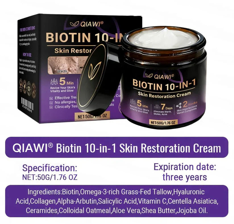 𝐔𝐒𝐀 𝐃𝐨𝐜𝐭𝐨𝐫 𝐑𝐞𝐜𝐨𝐦𝐦𝐞𝐧𝐝𝐞𝐝🌟 | QIAWI® 𝑩𝒊𝒐𝒕𝒊𝒏 𝟏𝟎-𝗶𝙣-𝟏 𝑺𝒌𝒊𝒏 𝑹𝒆𝒔𝒕𝒐𝒓𝒂𝒕𝒊𝒐𝒏 𝑪𝒓𝒆𝒂𝒎 |✅𝘉𝘢𝘤𝘬𝘦𝘥 𝘣𝘺 𝘴𝘤𝘪𝘦𝘯𝘤𝘦 | 10-1 𝖿𝗈𝗋𝗆𝗎𝗅𝖺 | 𝑅𝑒𝑠𝑢𝑙𝑡𝑠 𝑖𝑛 7 𝑑𝑎𝑦𝑠 🏅