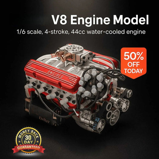 🎉Last Day Promotion 50% OFF + FREESHIPPING🔥 - Gasoline OHV V8 Small-block Engine Model Kits