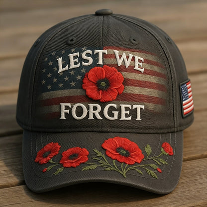 ❤️ Best Gift For Father 🌺 Lest We Forget Remembrance Memorial Cap