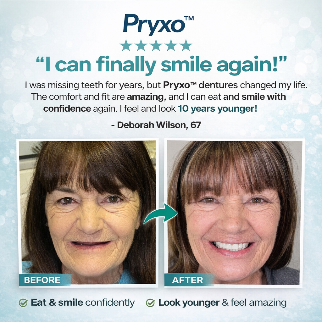 70% off! ⏰Pryxo™ Complete Dentures