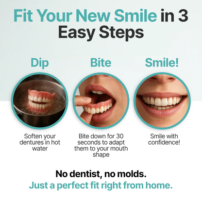 70% off! ⏰Pryxo™ Complete Dentures